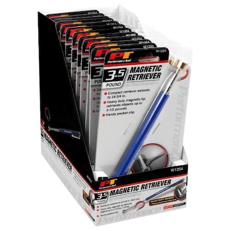 Performance Tool 3 1/2 Lbs Pocket Magnetic Retriever Magnetic Pickup, W1254 W1254